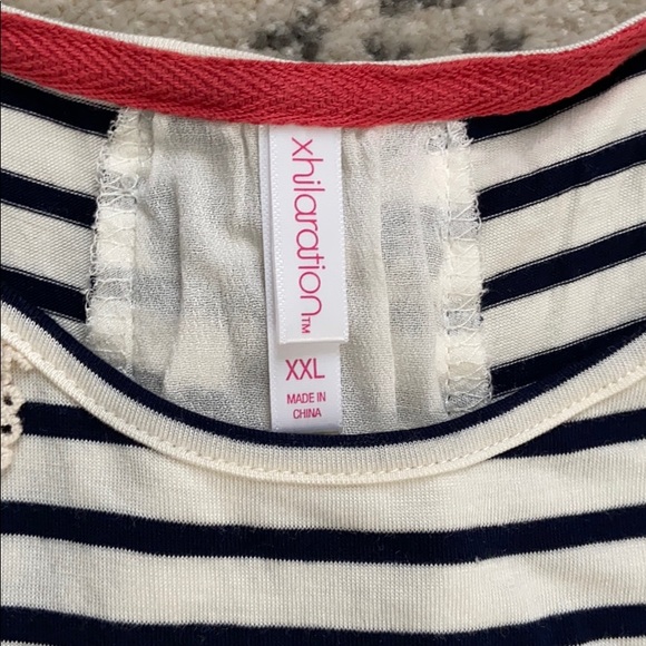 XHILARATION Striped Tank Top - Picture 3 of 4